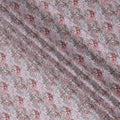 Soft Pink Cotton Satin Fabric with Modern Geometric Print, 110 cm Wide-D19200