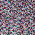 Geometric Lace Printed Fabric - Multicolor Abstract Design, 110cm Wide, Last Piece-D19336(4.15Mtrs Piece) Regal Fabrics