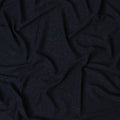 Classic Blue Synthetic Crepe Fabric - Subtle Floral Embossing, 110cm Wide, Last Piece-D19343(1.9Mtrs Piece)