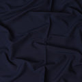 Classic Navy Blue Suiting Fabric - Premium Quality, 140cm Wide, Last Piece-D19345(1.1Mtrs Piece)