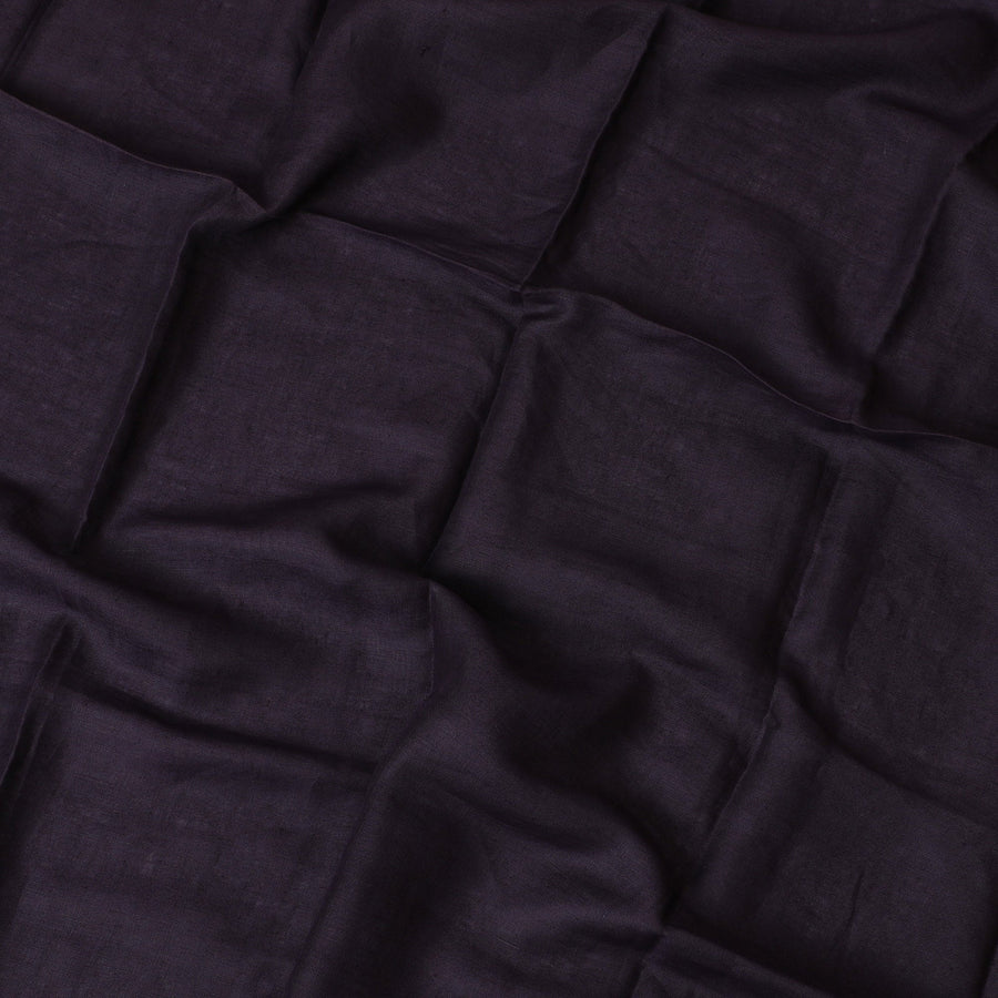 قماش كتان أرجواني غامق فاخر عرض 140 سم - القطعة الأخيرة-D19347(قطعة واحدة متر)