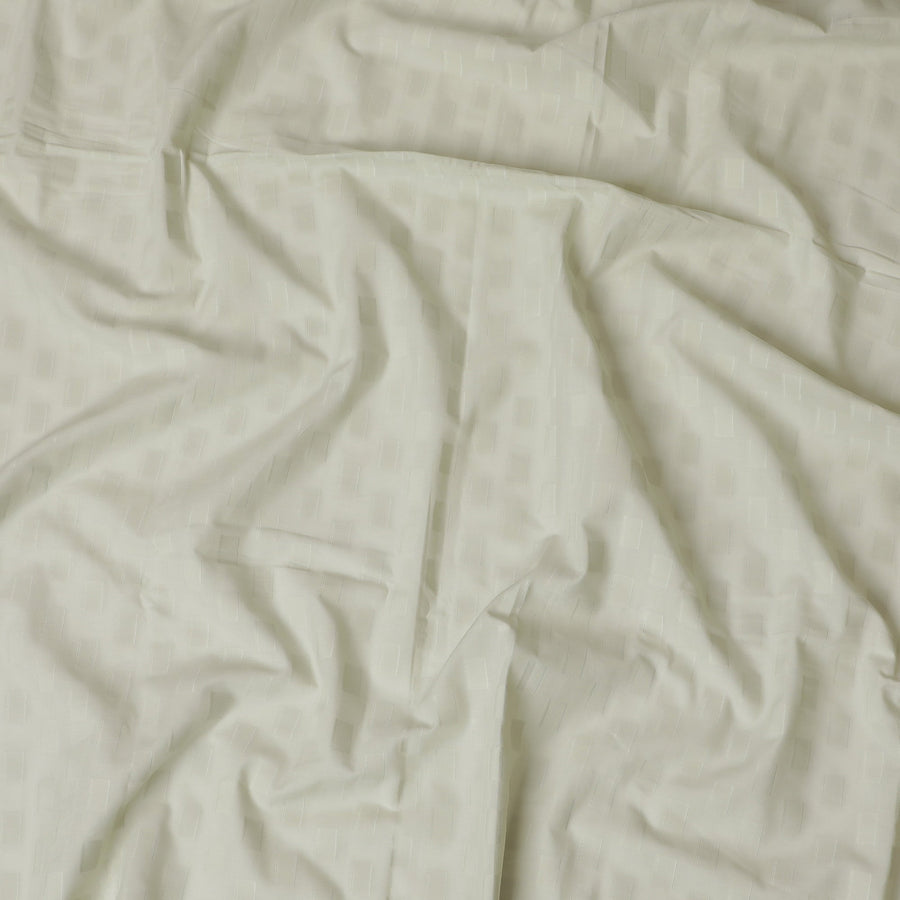 Elegant Light Laurel green Cotton Clipcord Fabric with Textured Pattern, 140 cm Width - Exclusive Last Piece-D19355(2Mtrs Piece) Regal Fabrics