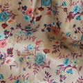 Vintage-Inspired Floral Synthetic Brocade Fabric, 140 cm Width - Exclusive Last Piece-D19369(2Mtrs Piece) Regal Fabrics