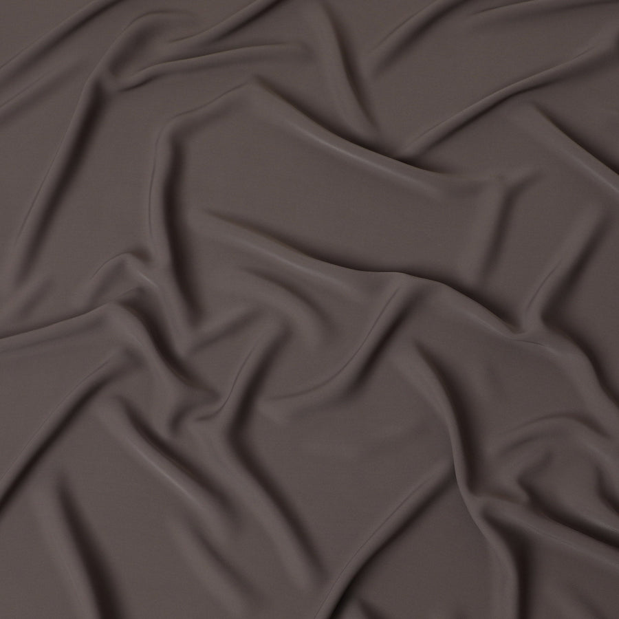 قماش كريب صناعي قابل للتمدد باللون الرمادي الأنيق – عرض 140 سم-D19387