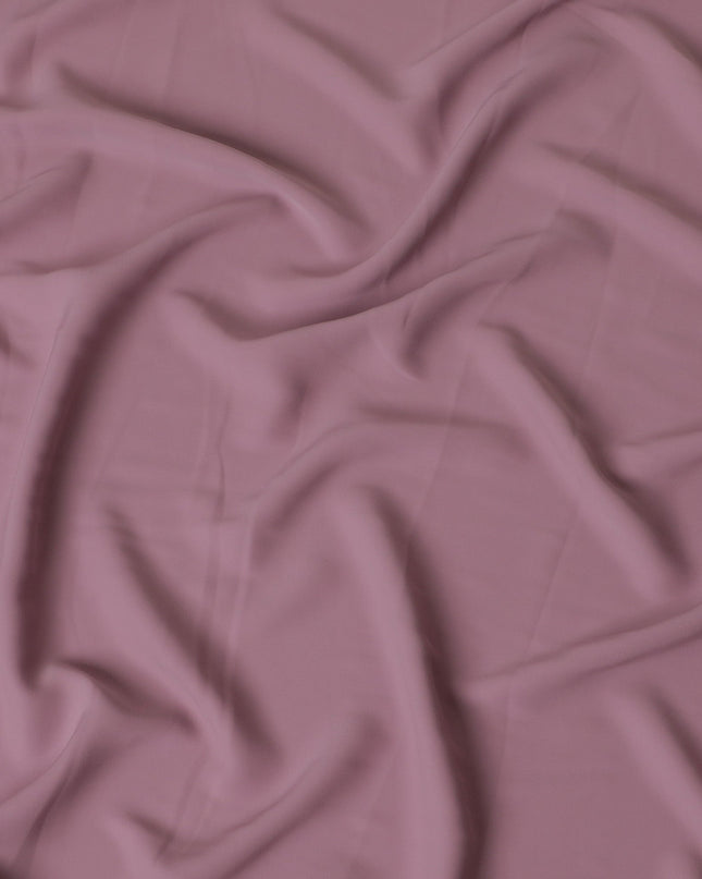 Elegant Dusty Pink Synthetic Stretchable Crepe Fabric - 140 cm Wide-D19390