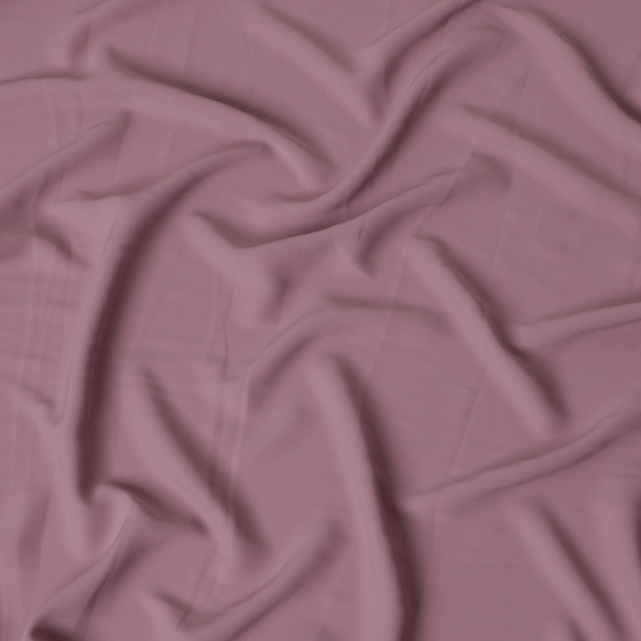 Elegant Dusty Pink Synthetic Stretchable Crepe Fabric - 140 cm Wide-D19390