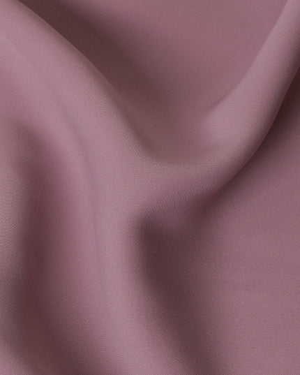 Elegant Dusty Pink Synthetic Stretchable Crepe Fabric - 140 cm Wide-D19390