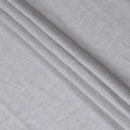 قماش كتان نقي رمادي فاتح أنيق - 60 ليا، عرض 140 سم -D19395