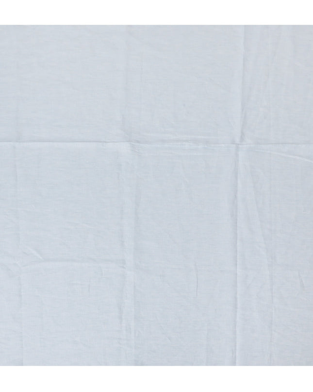 قماش كتان خالص أنيق باللون الأزرق الفاتح - 60 ليا، عرض 140 سم -D19396