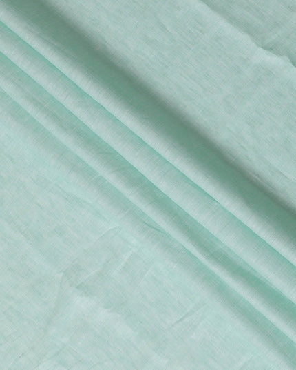 Elegant Mint Green Pure Linen Fabric - 60 Lea, 140 cm Wide-D19397