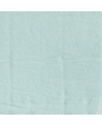 Elegant Mint Green Pure Linen Fabric - 60 Lea, 140 cm Wide-D19397