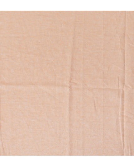 Elegant Peach Pure Linen Fabric - 60 Lea, 140 cm Wide-D19398