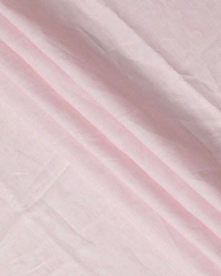 Elegant Light Pink Pure Linen Fabric - 60 Lea, 140 cm Wide-D19399