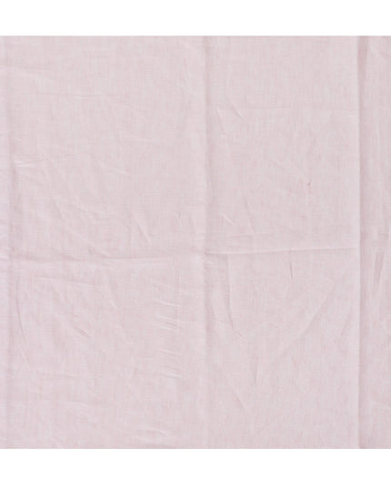 Elegant Light Pink Pure Linen Fabric - 60 Lea, 140 cm Wide-D19399