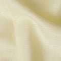 Elegant Pale Yellow Pure Linen Fabric - 60 Lea, 140 cm Wide-D19401