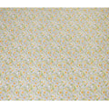 Elegant Gray Floral Cotton Lawn Fabric with Yellow and White Blossoms, 110 cm Wide, Japanese Design-D19547 Regal Fabrics