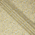 Elegant White Floral Cotton Lawn Fabric with Yellow Blossoms, 110 cm Wide, Japanese Design-D19552 Regal Fabrics