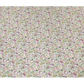 Vibrant White Floral Cotton Lawn Fabric with Pink and Yellow Blossoms, 110 cm Wide, Japanese Design-D19563