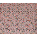 Blush Pink Floral blended Cotton Lawn Fabric with Embroidery - 110 cm Wide - D19591