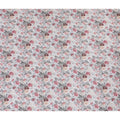 Romantic Floral blended Cotton Lawn Fabric with Embroidery - 110 cm Wide - D19600