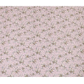 Delicate Pink Floral blended Cotton Lawn Fabric with Embroidery - 110 cm Wide - D19604