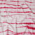 Vibrant Pink and White Tie-Dye Cotton Lawn Fabric, 110 cm Width-D19662