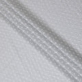Soft Pearl White Polka Dot and Floral Embroidered Cotton Lawn Fabric, 110 cm Width-D19676 - Regal Fabrics