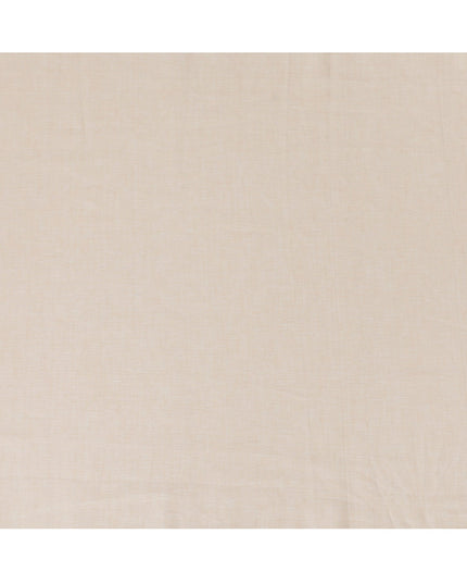 Light Peach Plain Premium Pure Linen Fabric - 60 Lea Quality, 140 cm Width-D19932