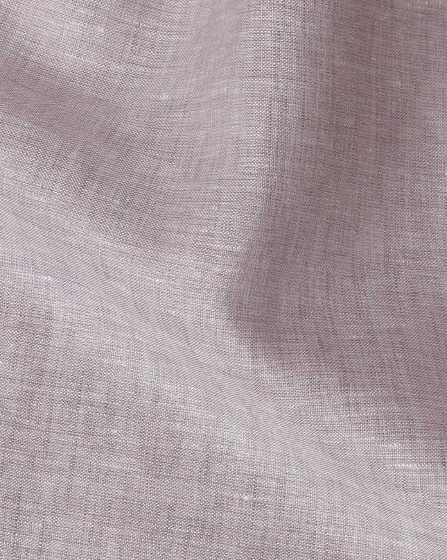 Lavender Plain Premium Pure Linen Fabric - 60 Lea Quality, 140 cm Width-D19933