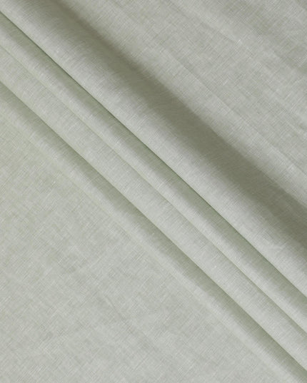 Sage Green Plain Premium Pure Linen Fabric - 60 Lea Quality, 140 cm Width-D19934