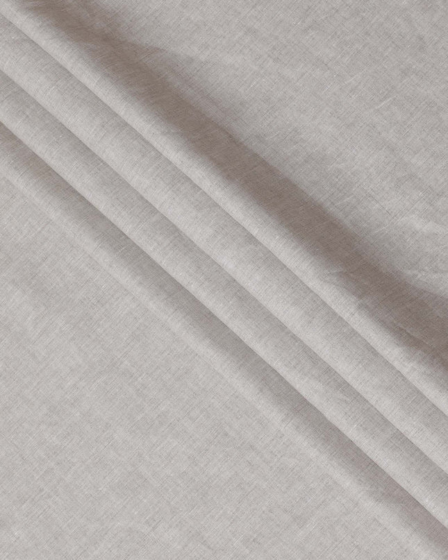 Natural Beige Plain Premium Pure Linen Fabric - 60 Lea Quality, 140 cm Width-D19935