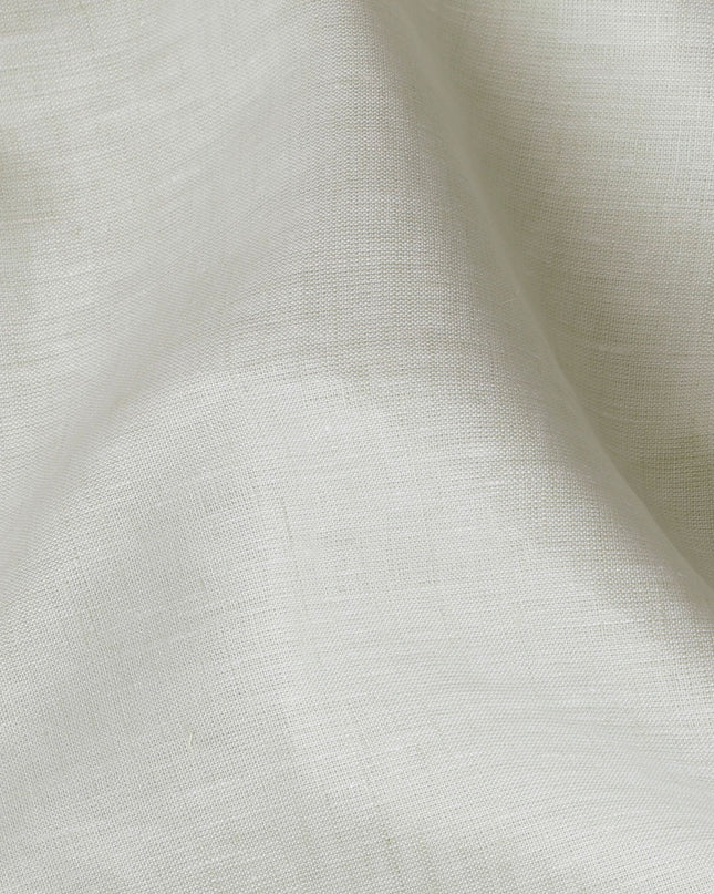 Mint green Plain Premium Pure Linen Fabric - 60 Lea Quality, 140 cm Width-D19936
