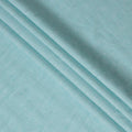 قماش كتان نقي ممتاز بلون أزرق سماوي - جودة 60 ليا، عرض 140 سم-D19938
