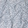 Uragiri Cotton Voile Fabric with jacquard, 110 cm Width, White and Blue Leaf Design-D19957 Regal Fabrics