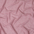 Uragiri Cotton Voile Fabric with Jacquard, 110 cm Width, Pink and White Dot Design-D19961 - Regal Fabrics