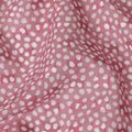 Uragiri Cotton Voile Fabric with Jacquard, 110 cm Width, Pink and White Dot Design-D19961 - Regal Fabrics