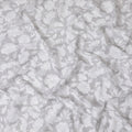Uragiri Cotton Voile Fabric with Jacquard, 110 cm Width, White and Grey Floral Design-D19964 Regal Fabrics