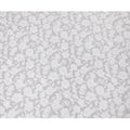 Uragiri Cotton Voile Fabric with Jacquard, 110 cm Width, White and Grey Floral Design-D19964 Regal Fabrics