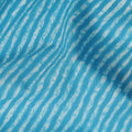 Vibrant Blue and White Striped Cotton Lawn Fabric - 110 cm Width-D19972 Regal Fabrics