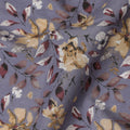 Elegant Lavender Floral Print Cotton Lawn Fabric - 110 cm Width-D19973 Regal Fabrics