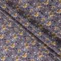 Elegant Lavender Floral Print Cotton Lawn Fabric - 110 cm Width-D19973 Regal Fabrics