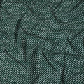 Forest Green and White Striped Cotton Lawn Fabric - 110 cm Width-D19975 - Regal Fabrics