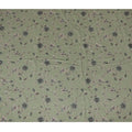 Sage Green and Mauve Floral Print Cotton Lawn Fabric - 110 cm Width-D19977