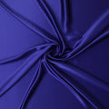 Vibrant Royal Blue Pure Silk Satin Fabric, 110 cm Width-20048