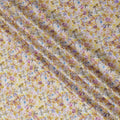 Sunlit Floral Watercolor Cotton Satin Fabric, 110 cm Width-20064