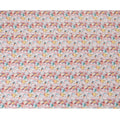Bright Pastel Watercolor Floral Cotton Satin Fabric, 110 cm Width-20066 Regal Fabrics