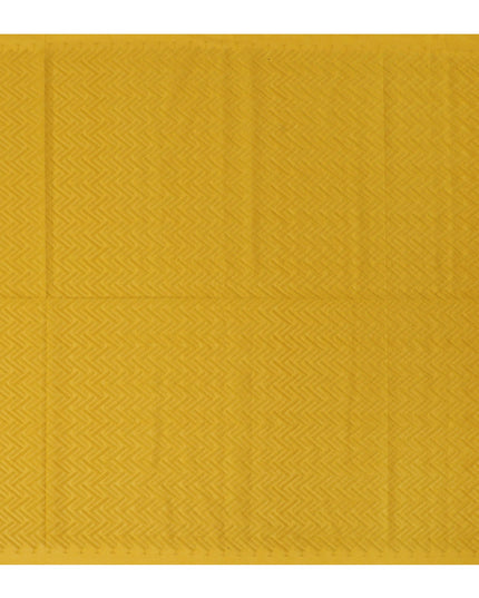 Sunshine Yellow Cotton Voile Fabric with Intricate Embroidery, 110 cm Width-D20112