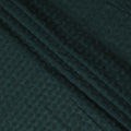 Deep Forest Green Cotton Voile Fabric with Embossed Leaf Design, 110 cm Width-D20113