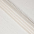 Pure White Cotton Voile Fabric with Textured Embroidery, 110 cm Width-D20122 - Regal Fabrics