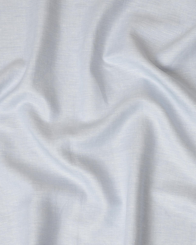 Light Blue Thick Linen Fabric for Jacketing and Trousers, 150 cm Width-D20548